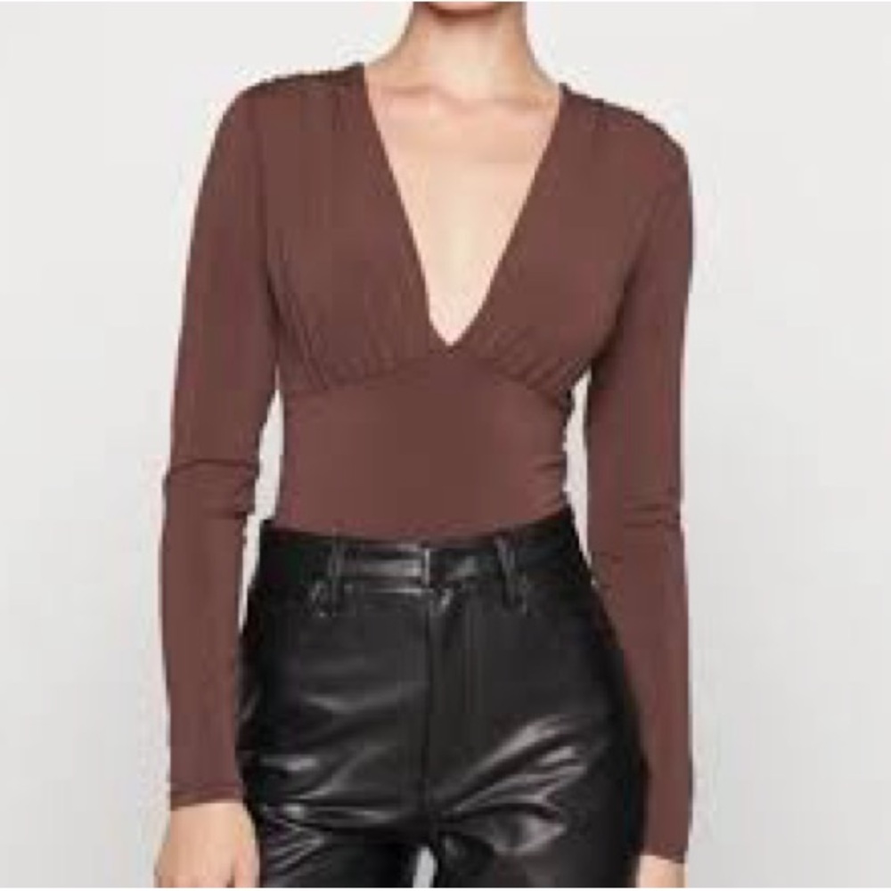 Free People V-Neck Bodysuit